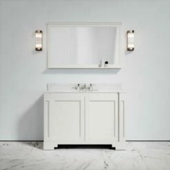 Eaton Carrara Marble Floorstanding Vanity Unit (Matte Cream) 1200mm -LUSSO STONE Sales eaton carrara marble floorstanding vanity unit matte cream 1200mm p3771 18785 zoom