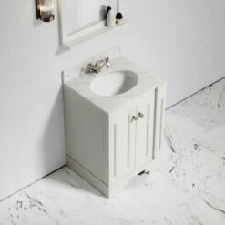 Eaton Carrara Marble Floorstanding Vanity Unit (Matte Cream) 600mm 10 Eaton Carrara Marble Floorstanding Vanity Unit (Matte Cream) 600mm -LUSSO STONE Sales eaton carrara marble floorstanding vanity unit matte cream 600mm p3766 18581 zoom