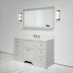Eaton Carrara Marble Floorstanding Vanity Unit (Matte Stone) 1400mm 11 Eaton Carrara Marble Floorstanding Vanity Unit (Matte Stone) 1400mm -LUSSO STONE Sales eaton carrara marble floorstanding vanity unit matte stone 1400mm p3776 22669 zoom