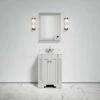Eaton Carrara Marble Floorstanding Vanity Unit (Matte Stone) 600mm -LUSSO STONE Sales eaton carrara marble floorstanding vanity unit matte stone 600mm p3768 18591 zoom