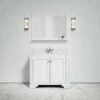 Eaton Carrara Marble Floorstanding Vanity Unit (Matte White) 1000mm -LUSSO STONE Sales eaton carrara marble floorstanding vanity unit matte white 1000mm p3760 18765 zoom
