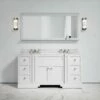 Eaton Carrara Marble Floorstanding Vanity Unit (Matte White) 1600mm 2 Eaton Carrara Marble Floorstanding Vanity Unit (Matte White) 1600mm -LUSSO STONE Sales eaton carrara marble floorstanding vanity unit matte white 1600mm p3761 22683 zoom