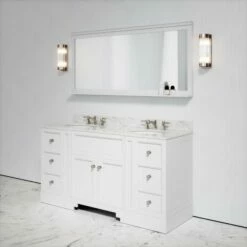 Eaton Carrara Marble Floorstanding Vanity Unit (Matte White) 1600mm 11 Eaton Carrara Marble Floorstanding Vanity Unit (Matte White) 1600mm -LUSSO STONE Sales eaton carrara marble floorstanding vanity unit matte white 1600mm p3761 22684 zoom
