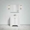 Eaton Carrara Marble Floorstanding Vanity Unit (Matte White) 800mm 1 Eaton Carrara Marble Floorstanding Vanity Unit (Matte White) 800mm -LUSSO STONE Sales eaton carrara marble floorstanding vanity unit matte white 800mm p3759 18539 zoom