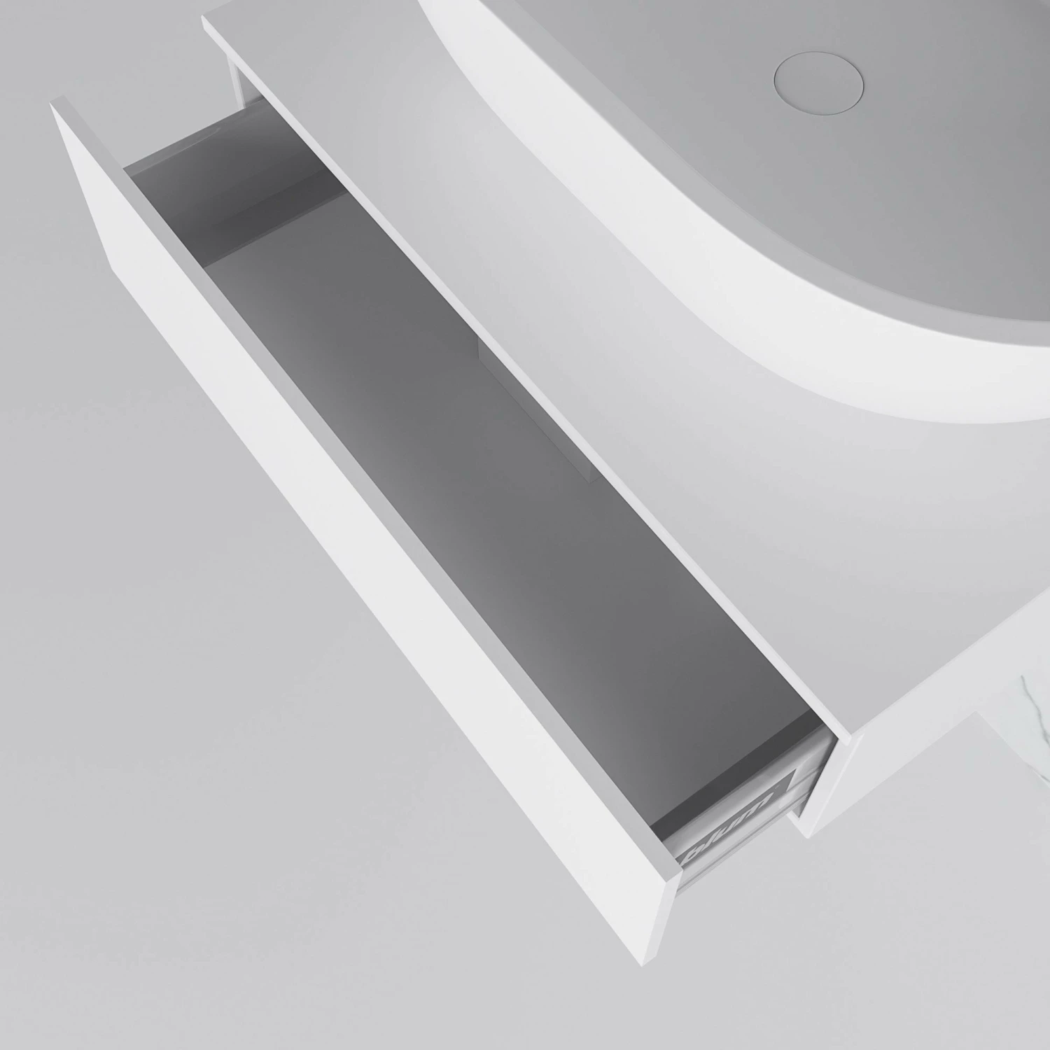 Edge Wall Hung Vanity Drawer Unit 600mm 9 Edge Wall Hung Vanity Drawer Unit 600mm - Image 7