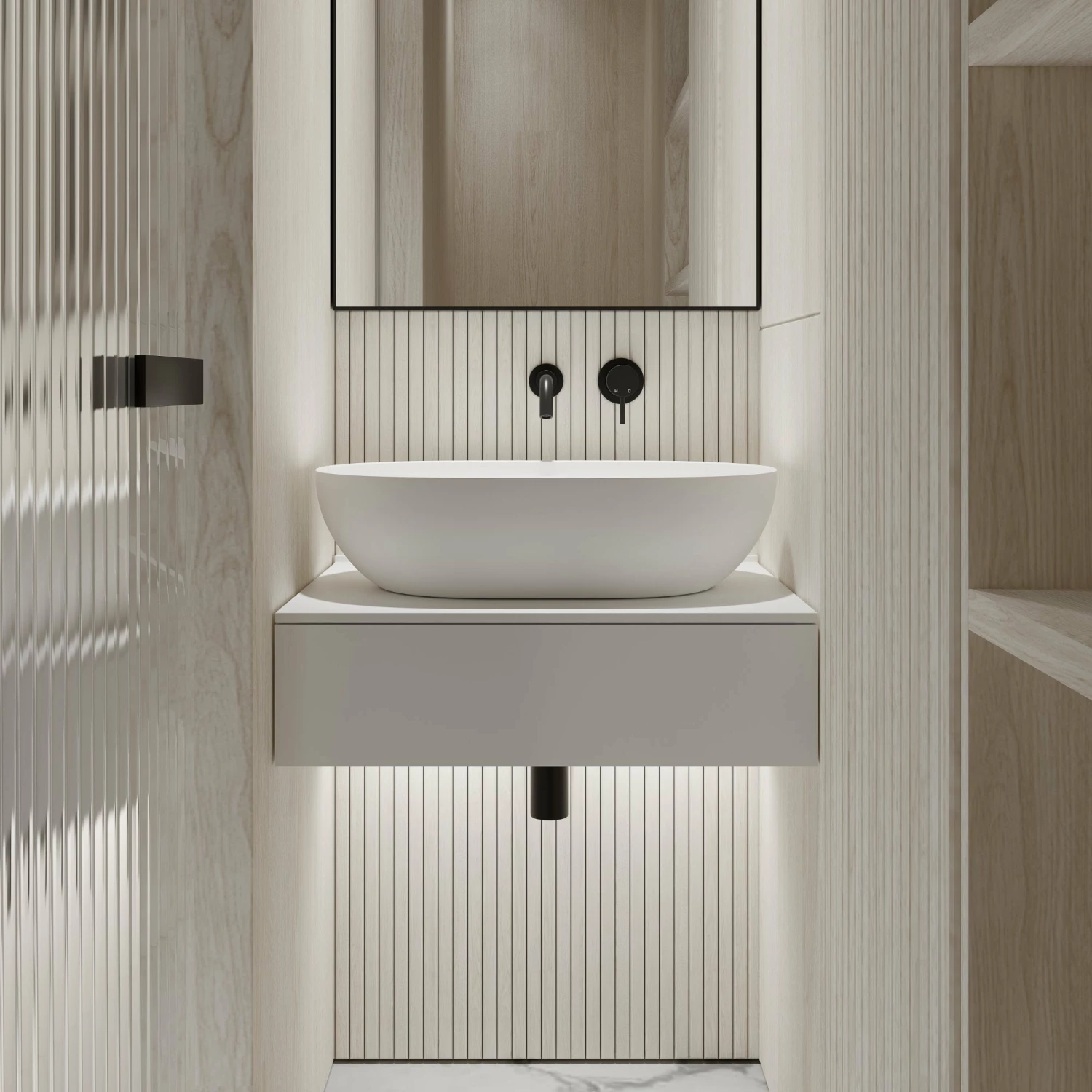 Edge Wall Hung Vanity Drawer Unit 600mm 3 Edge Wall Hung Vanity Drawer Unit 600mm