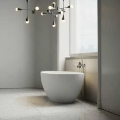 Egg Shell Freestanding Mini Stone Bath 1500mm 9 Egg Shell Freestanding Mini Stone Bath 1500mm -LUSSO STONE Sales egg shell freestanding mini stone bath 1500mm p23 17506 zoom