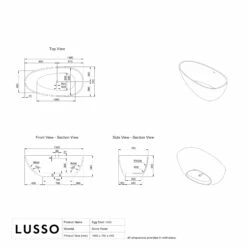 Egg Shell Freestanding Mini Stone Bath 1500mm 11 Egg Shell Freestanding Mini Stone Bath 1500mm -LUSSO STONE Sales egg shell freestanding mini stone bath 1500mm p23 41666 zoom