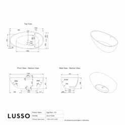 Egg Shell Freestanding Stone Bath 1700mm 11 Egg Shell Freestanding Stone Bath 1700mm -LUSSO STONE Sales egg shell freestanding stone bath 1700mm p21 41672 zoom