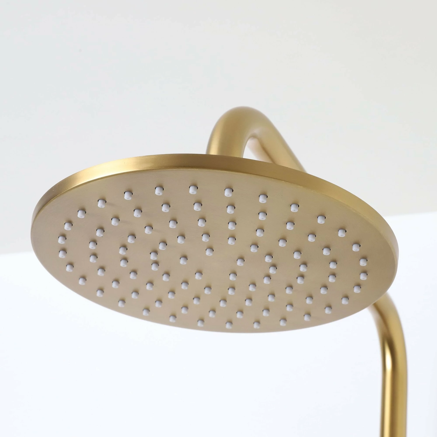 Elegance Brushed Gold Exposed Thermostatic Bar Shower With Riser 5 Elegance Brushed Gold Exposed Thermostatic Bar Shower With Riser - Image 3