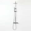 Elegance Chrome Exposed Thermostatic Bar Shower With Riser