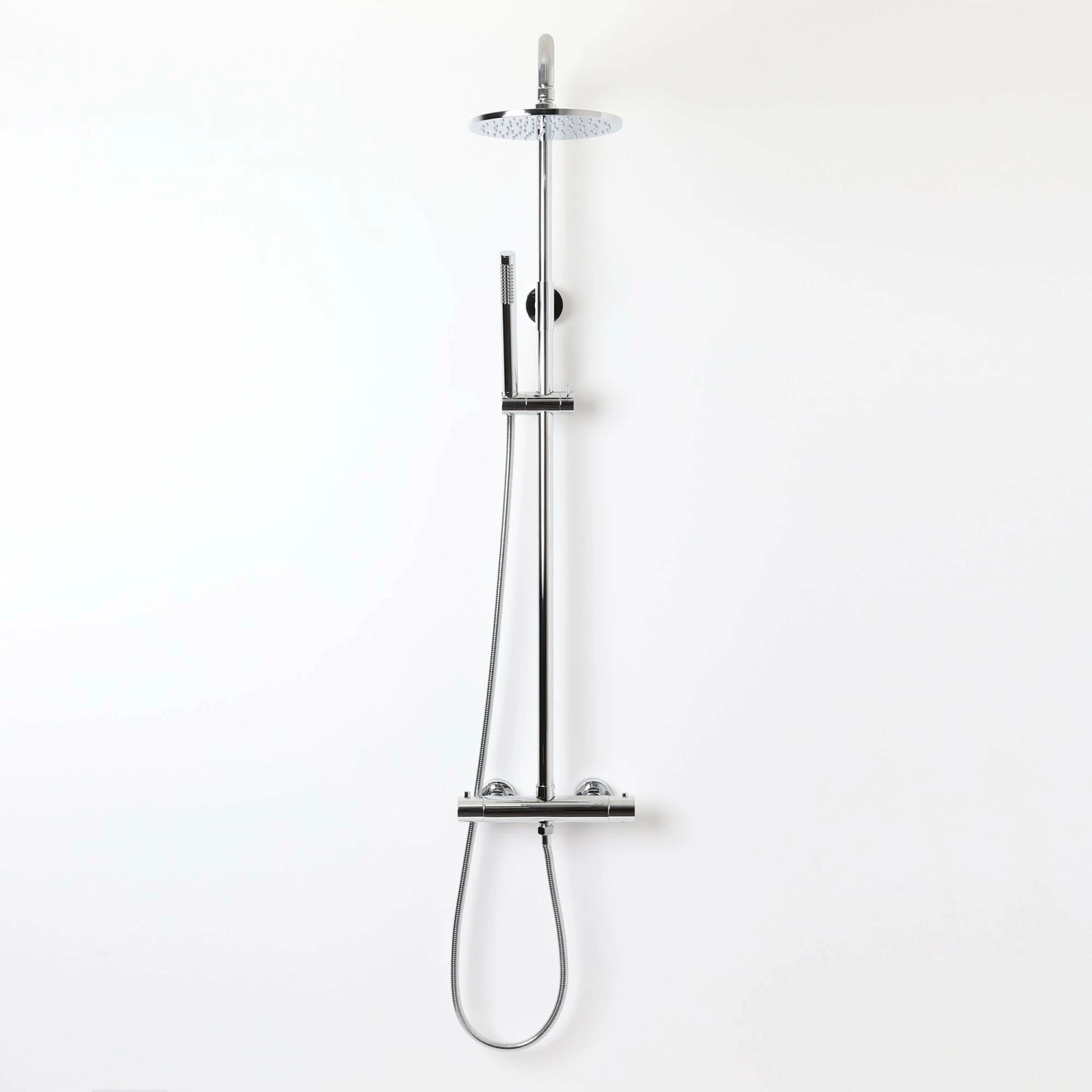 Elegance Chrome Exposed Thermostatic Bar Shower With Riser 3 Elegance Chrome Exposed Thermostatic Bar Shower With Riser