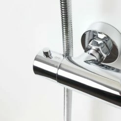 Elegance Chrome Exposed Thermostatic Bar Shower With Riser 12 Elegance Chrome Exposed Thermostatic Bar Shower With Riser -LUSSO STONE Sales elegance chrome exposed thermostatic bar shower with riser p1858 11164 zoom