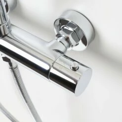 Elegance Chrome Exposed Thermostatic Bar Shower With Riser 13 Elegance Chrome Exposed Thermostatic Bar Shower With Riser -LUSSO STONE Sales elegance chrome exposed thermostatic bar shower with riser p1858 11165 zoom