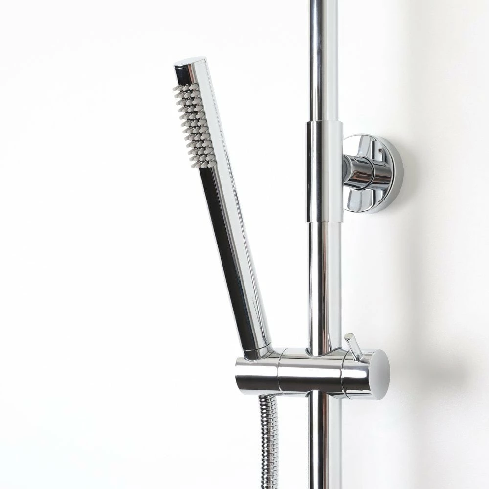 Elegance Chrome Exposed Thermostatic Bar Shower With Riser 4 Elegance Chrome Exposed Thermostatic Bar Shower With Riser - Image 2