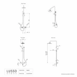 Elegance Matte Black Exposed Thermostatic 3 Way Shower 17 Elegance Matte Black Exposed Thermostatic 3 Way Shower -LUSSO STONE Sales elegance matte black exposed thermostatic 3 way shower p2590 15733 zoom