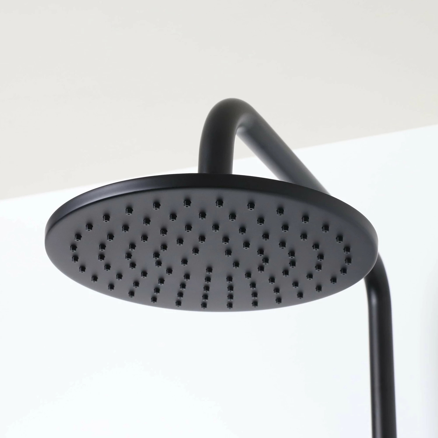 Elegance Matte Black Exposed Thermostatic Bar Shower With Riser 7 Elegance Matte Black Exposed Thermostatic Bar Shower With Riser - Image 5