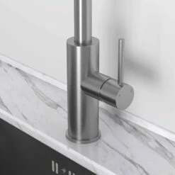 Elegance Pull Out Kitchen Mixer Tap Brushed Stainless -LUSSO STONE Sales elegance pull out kitchen mixer tap brushed stainless p4074 22796 zoom