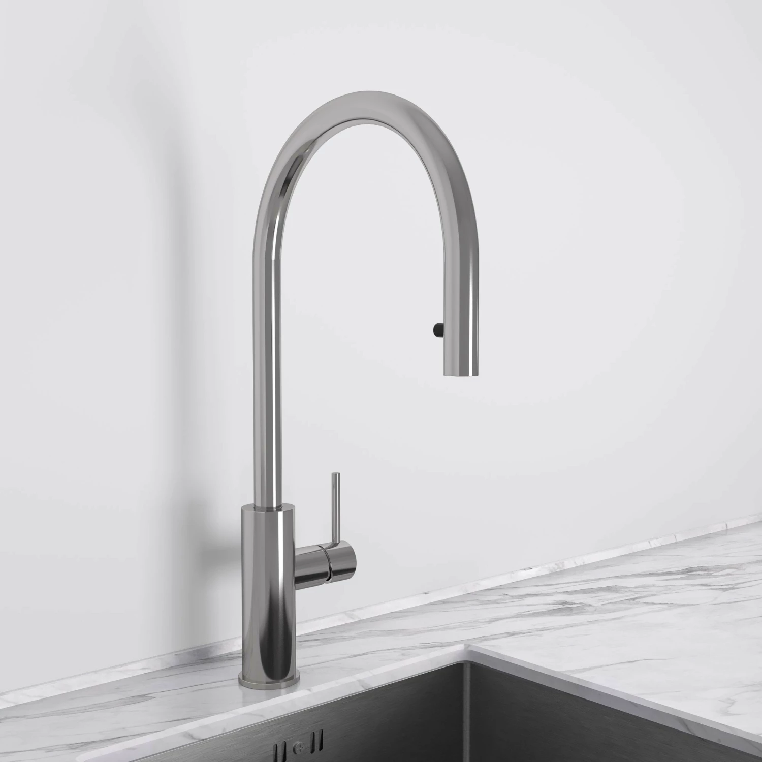 Elegance Pull Out Kitchen Mixer Tap Chrome 3 Elegance Pull Out Kitchen Mixer Tap Chrome
