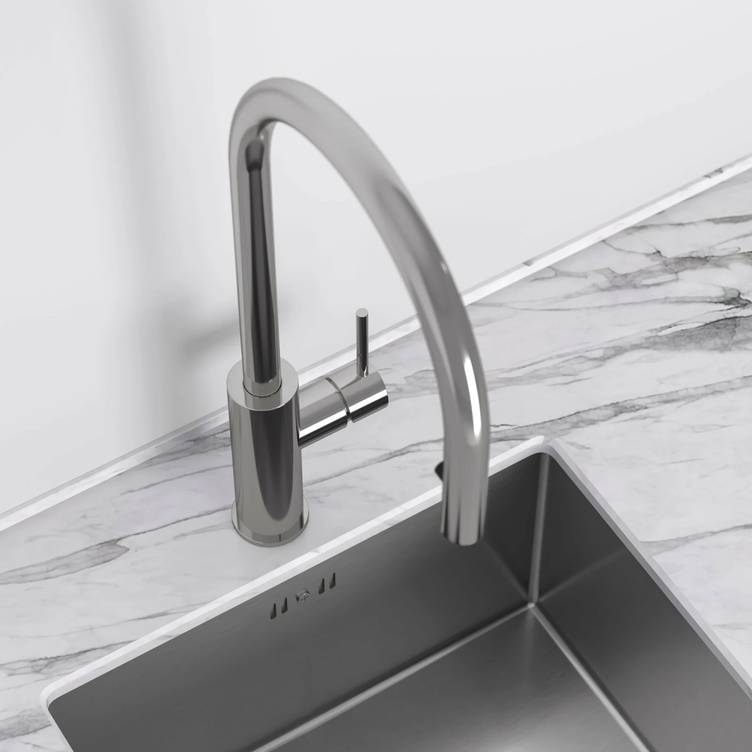Elegance Pull Out Kitchen Mixer Tap Chrome 5 Elegance Pull Out Kitchen Mixer Tap Chrome - Image 3