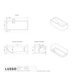 Ethos Freestanding Stone Bath 1700mm -LUSSO STONE Sales ethos freestanding stone bath 1700mm p32 34907 zoom