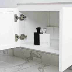 Ethos Vanity Unit With Stone Basin (Matte White 600mm) -LUSSO STONE Sales ethos vanity unit with stone basin matte white 600mm p2014 11858 image