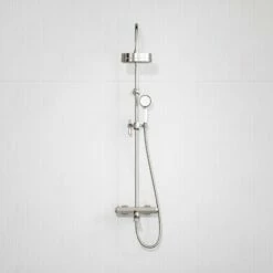 Eton Polished Nickel 3-way Thermostatic Bath Shower System -LUSSO STONE Sales eton polished nickel 3 way thermostatic bath shower system p4025 22256 zoom