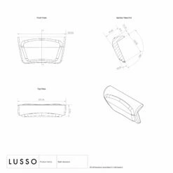 Flat Black Headrest -LUSSO STONE Sales flat black headrest p5211 32073 zoom