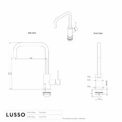 Flow Single Lever Kitchen Mixer Tap Brushed Gold -LUSSO STONE Sales flow single lever kitchen mixer tap brushed gold p1482 35780 zoom