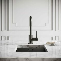 Flow Single Lever Kitchen Mixer Tap Gunmetal 8 Flow Single Lever Kitchen Mixer Tap Gunmetal -LUSSO STONE Sales flow single lever kitchen mixer tap gunmetal p5842 35576 zoom