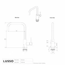 Flow Single Lever Kitchen Mixer Tap Gunmetal 9 Flow Single Lever Kitchen Mixer Tap Gunmetal -LUSSO STONE Sales flow single lever kitchen mixer tap gunmetal p5842 46381 zoom
