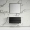 Gobain Vanity Unit With Stone Basin (Black 1000mm)