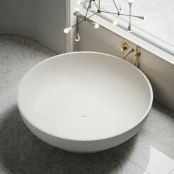 Grande Freestanding Round Stone Bath 1900mm