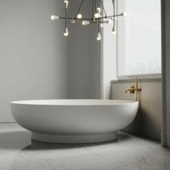 Grande Freestanding Round Stone Bath 1900mm -LUSSO STONE Sales grande freestanding round stone bath 1900mm p328 21977 zoom