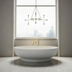 Grande Freestanding Round Stone Bath 1900mm -LUSSO STONE Sales grande freestanding round stone bath 1900mm p328 21978 zoom
