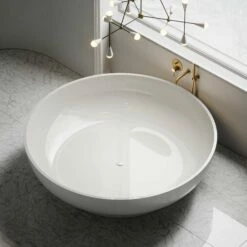 Grande Freestanding Round Stone Bath 1900mm -LUSSO STONE Sales grande freestanding round stone bath 1900mm p328 21979 zoom