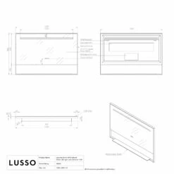 Levante Matte Black Mirror With Natural White LED Light And Demister 1200mm 11 Levante Matte Black Mirror With Natural White LED Light And Demister 1200mm -LUSSO STONE Sales levante matte black mirror with natural white led light and demister 1200mm p6480 39858 zoom