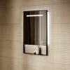 Levante Matte Black Mirror With Natural White LED Light And Demister 600mm 2 Levante Matte Black Mirror With Natural White LED Light And Demister 600mm -LUSSO STONE Sales levante matte black mirror with natural white led light and demister 600mm p6476 40664 zoom