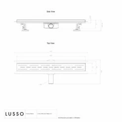 Linear Brushed Stainless Tilable Wetroom Waste Kit 7 Linear Brushed Stainless Tilable Wetroom Waste Kit -LUSSO STONE Sales linear brushed stainless tilable wetroom waste kit p4735 26425 zoom