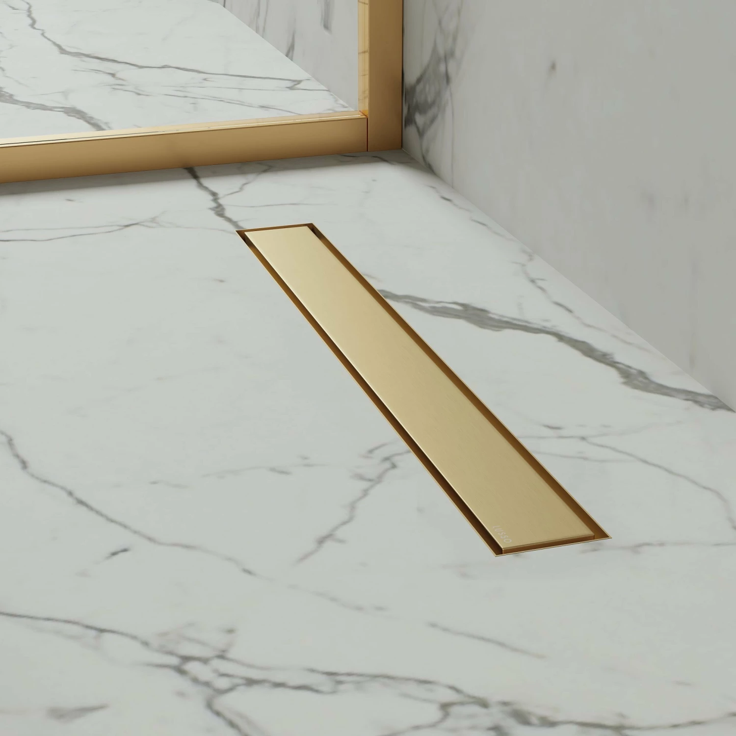 Linear Wet Room Walk In Shower Tray Kit + Tanking Kit + Brushed Gold Waste Kit 5 Linear Wet Room Walk In Shower Tray Kit + Tanking Kit + Brushed Gold Waste Kit - Image 3