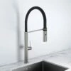 Livello Brushed Stainless Pull Out Kitchen Mixer Tap 1 Livello Brushed Stainless Pull Out Kitchen Mixer Tap -LUSSO STONE Sales livello brushed stainless pull out kitchen mixer tap p2407 35856 zoom