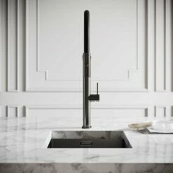 Livello Pull Out Kitchen Mixer Tap Gunmetal -LUSSO STONE Sales livello pull out kitchen mixer tap gunmetal p5843 35579 zoom
