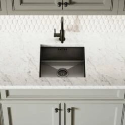 Livello Pull Out Kitchen Tap In Matte Black & Vello Undermount Kitchen Sink Black Gunmetal 12 Livello Pull Out Kitchen Tap In Matte Black & Vello Undermount Kitchen Sink Black Gunmetal -LUSSO STONE Sales livello pull out kitchen tap in matte black vello undermount kitchen sink black gunmetal p4070 22362 image