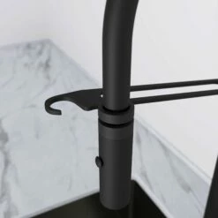 Livello Pull Out Kitchen Tap In Matte Black & Vello Undermount Kitchen Sink Black Gunmetal 10 Livello Pull Out Kitchen Tap In Matte Black & Vello Undermount Kitchen Sink Black Gunmetal -LUSSO STONE Sales livello pull out kitchen tap in matte black vello undermount kitchen sink black gunmetal p4070 35878 zoom