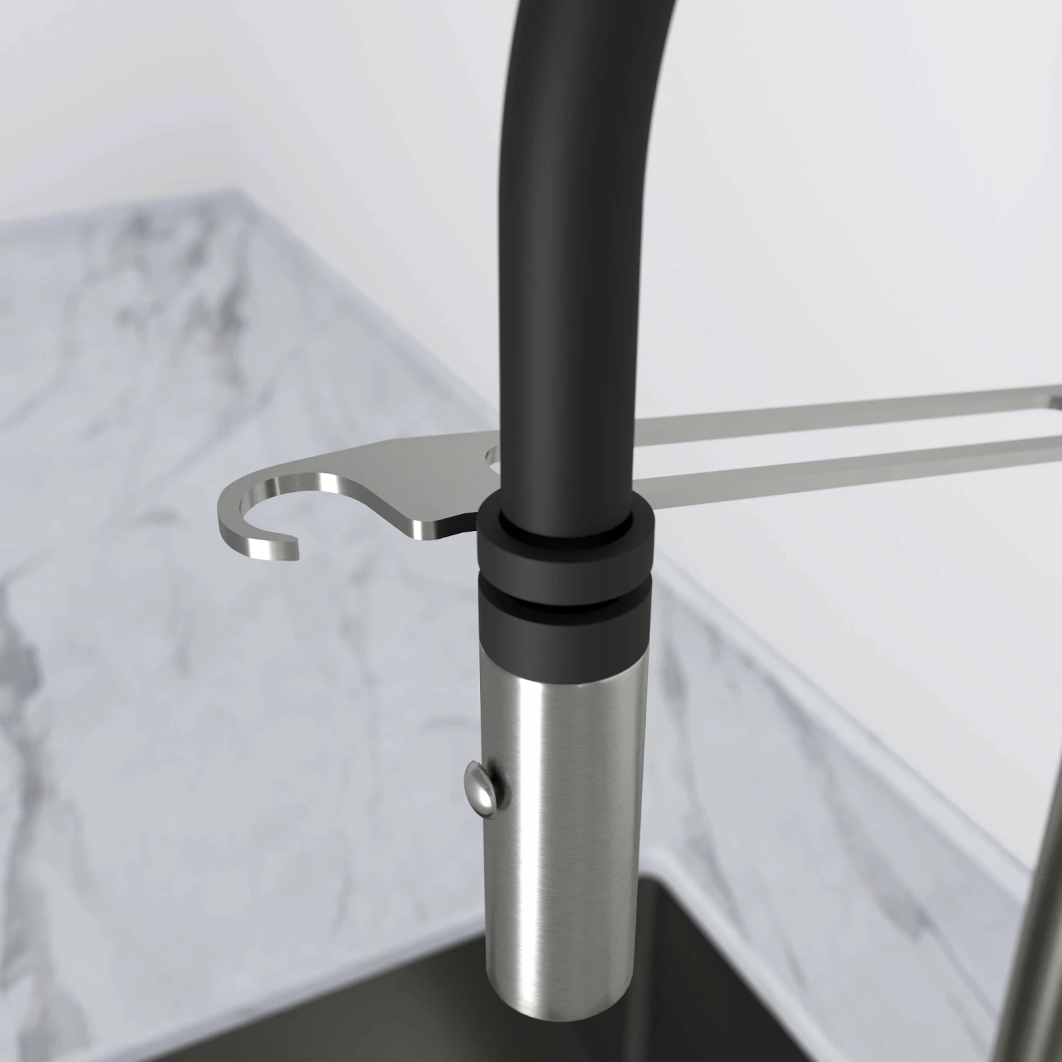 Livello Pull Out Kitchen Tap & Vello Undermount Sink In Stainless 5 Livello Pull Out Kitchen Tap & Vello Undermount Sink In Stainless - Image 3