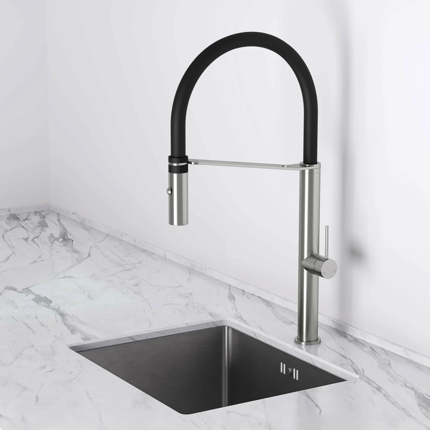 Livello Pull Out Kitchen Tap & Vello Undermount Sink In Stainless 6 Livello Pull Out Kitchen Tap & Vello Undermount Sink In Stainless - Image 4
