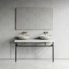 Lomazzo Countertop Vanity Unit Carrara Marble 1400mm