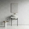 Lomazzo Countertop Vanity Unit Carrara Marble 600mm