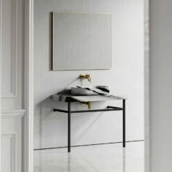 Lomazzo Countertop Vanity Unit Panda Marble 1000mm 14 Lomazzo Countertop Vanity Unit Panda Marble 1000mm -LUSSO STONE Sales lomazzo countertop vanity unit panda marble 1000mm p5019 27595 image