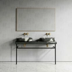 Lomazzo Countertop Vanity Unit Panda Marble 1400mm
